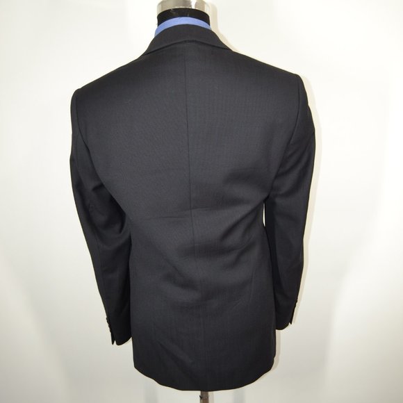 Pronto Uomo 36R Sport Coat Blazer Suit Jacket Navy - Picture 4 of 8